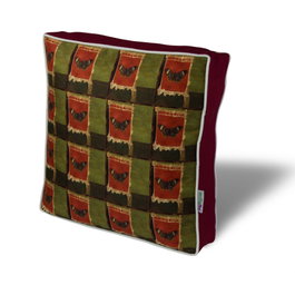 Aberto Design Cojín YM1129 Multicolor 42 x 42 cm